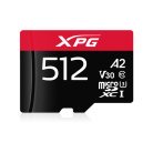 ADATA XPG 512GB MicroSDXC UHS-I U3 R:100MB/sec,W:80MB/sec