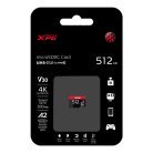 ADATA XPG 512GB MicroSDXC UHS-I U3 R:100MB/sec,W:80MB/sec