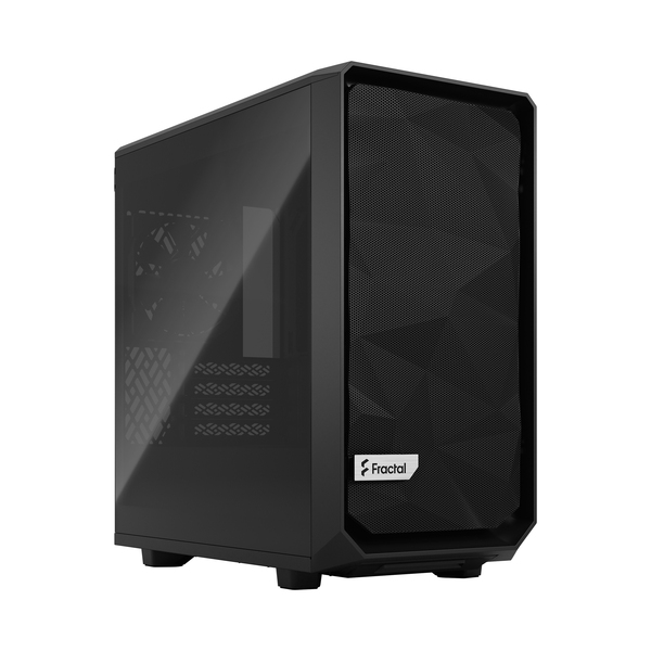 Fractal Design Meshify 2 Mini - Mini Tower case with window, Black / Dark Tint