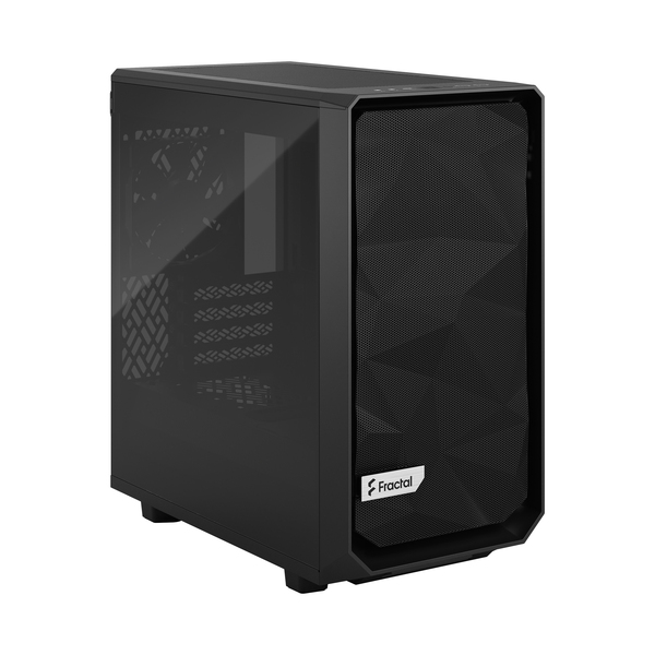 Fractal Design Meshify 2 Mini - Mini Tower case with window, Black / Dark Tint
