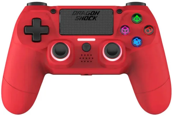 Dragonshock Mizar Bluetooth - wireless game controller, red, PS4