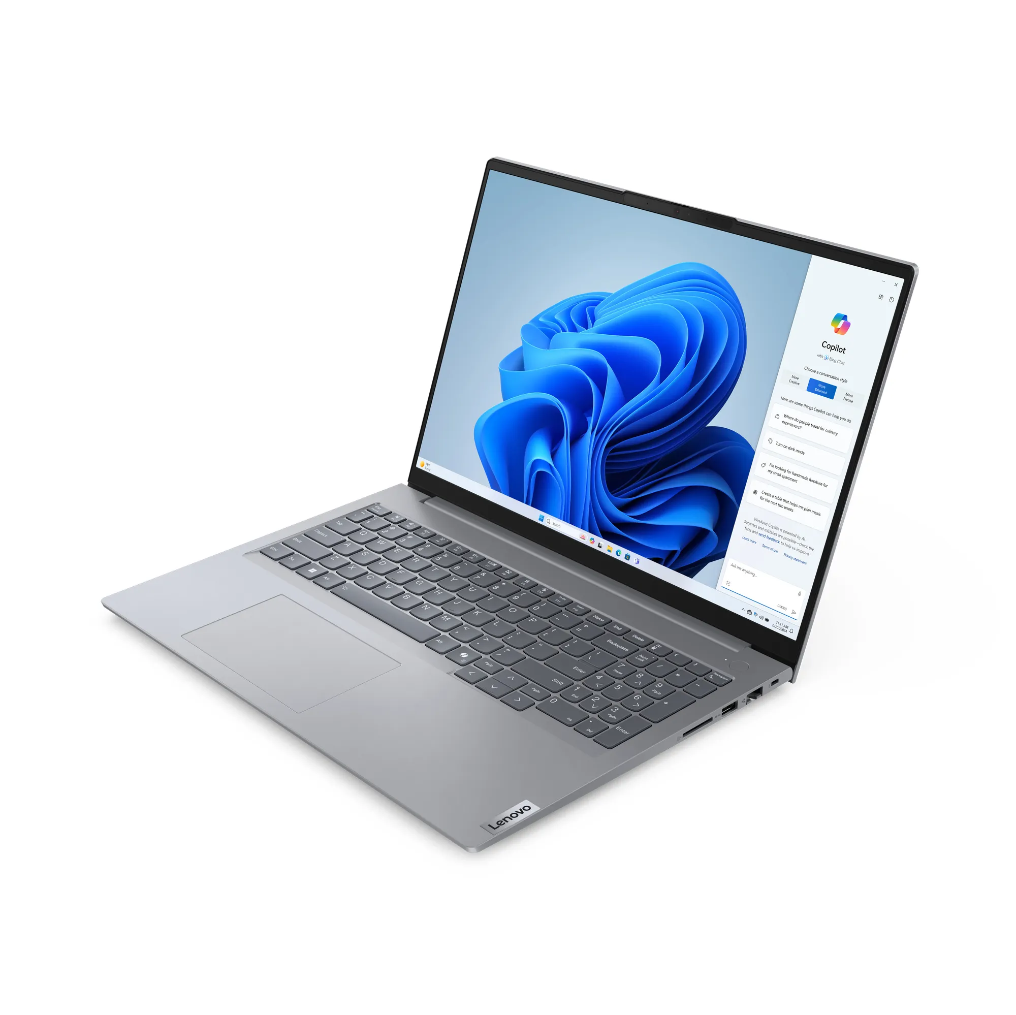 Lenovo ThinkBook 16 G7 16&quot; Intel Ultra 7 155H, 16 Gt, 512 Gt, Win 11 Pro -kannettava, Arctic Grey