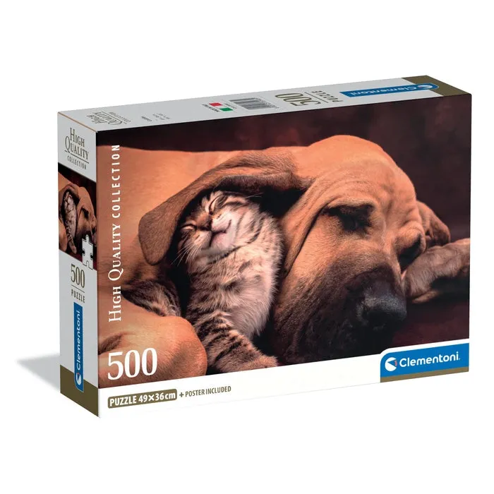 Clementoni High Quality Collection Cuddles - puzzle, 500 pcs