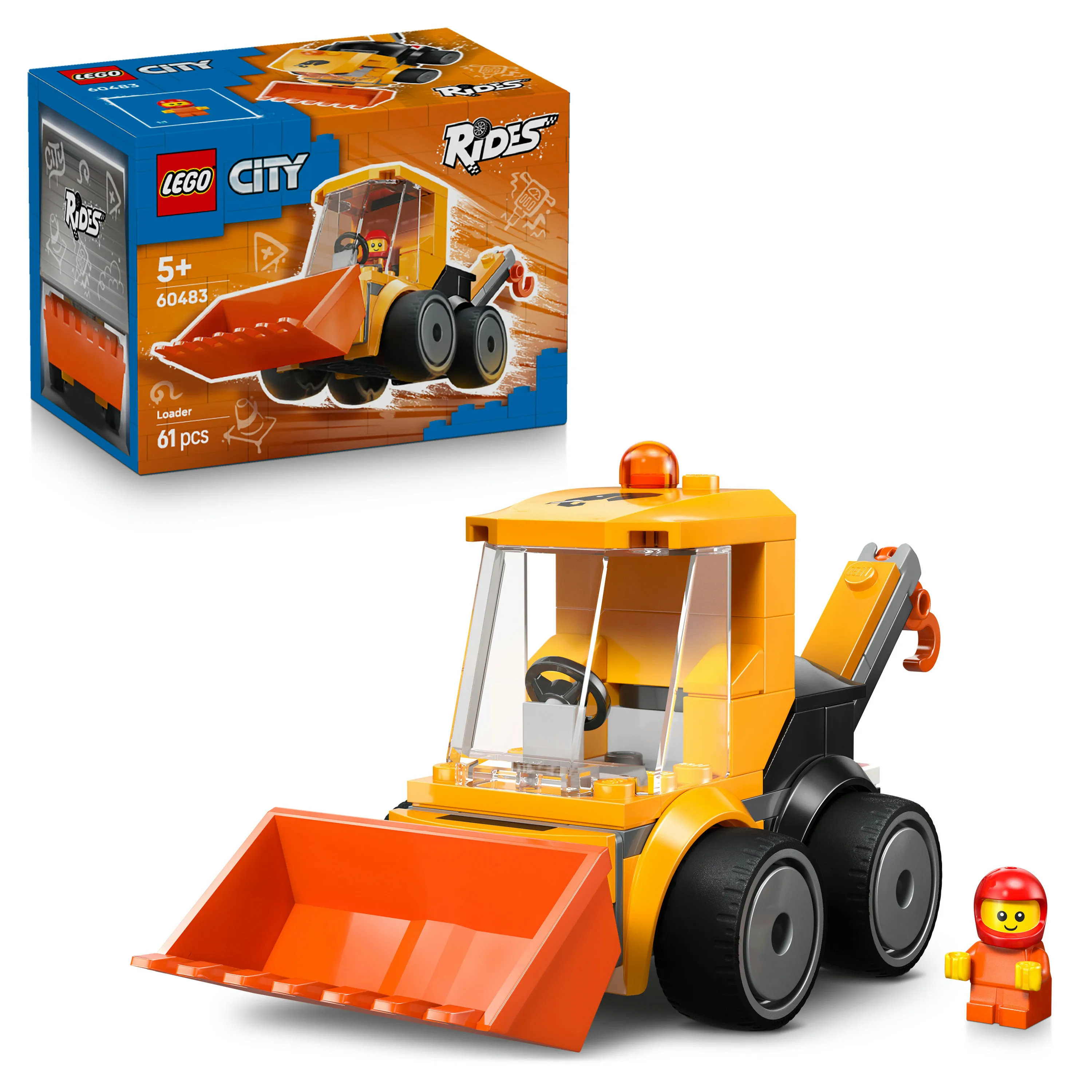 LEGO City Brick Rides Construction Loader 60483