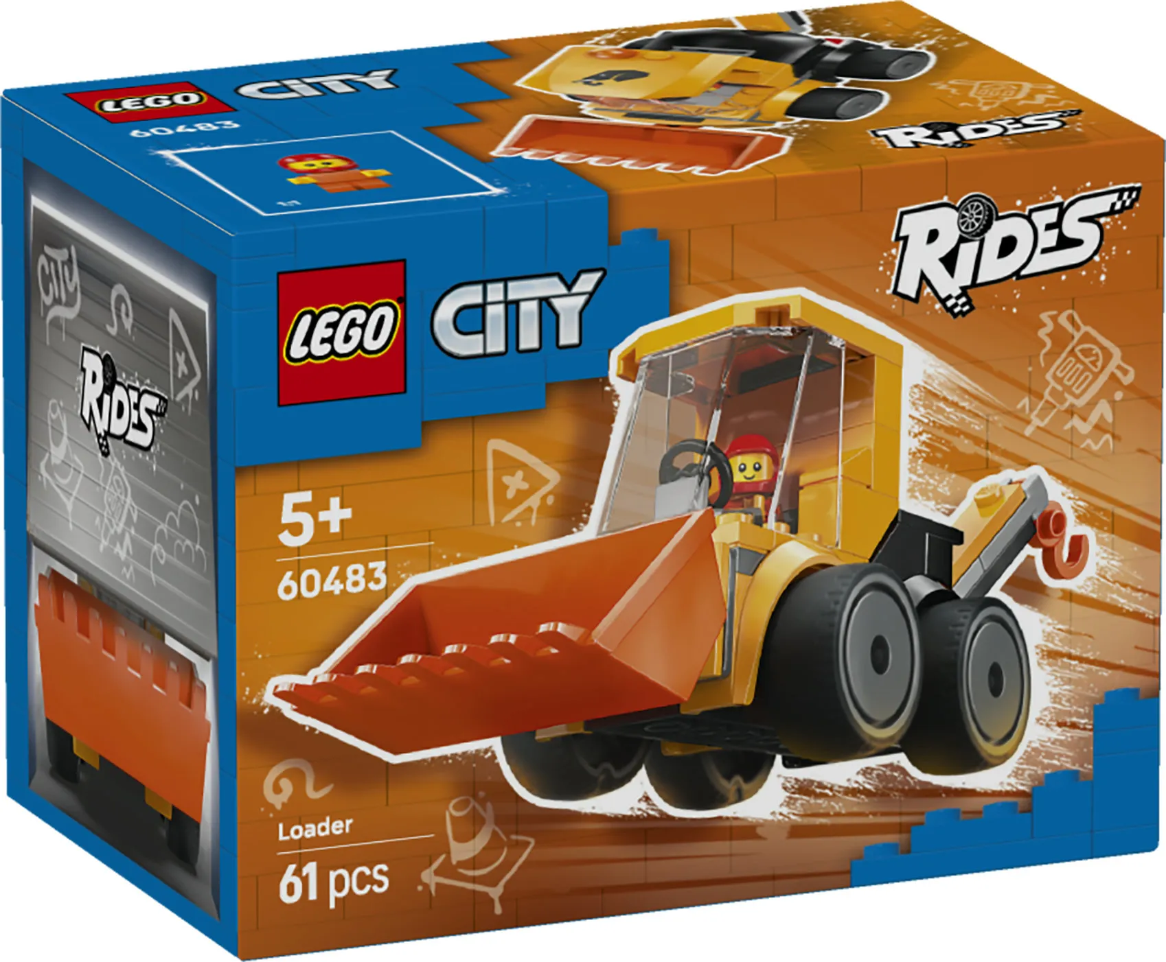 LEGO City Brick Rides Construction Loader 60483