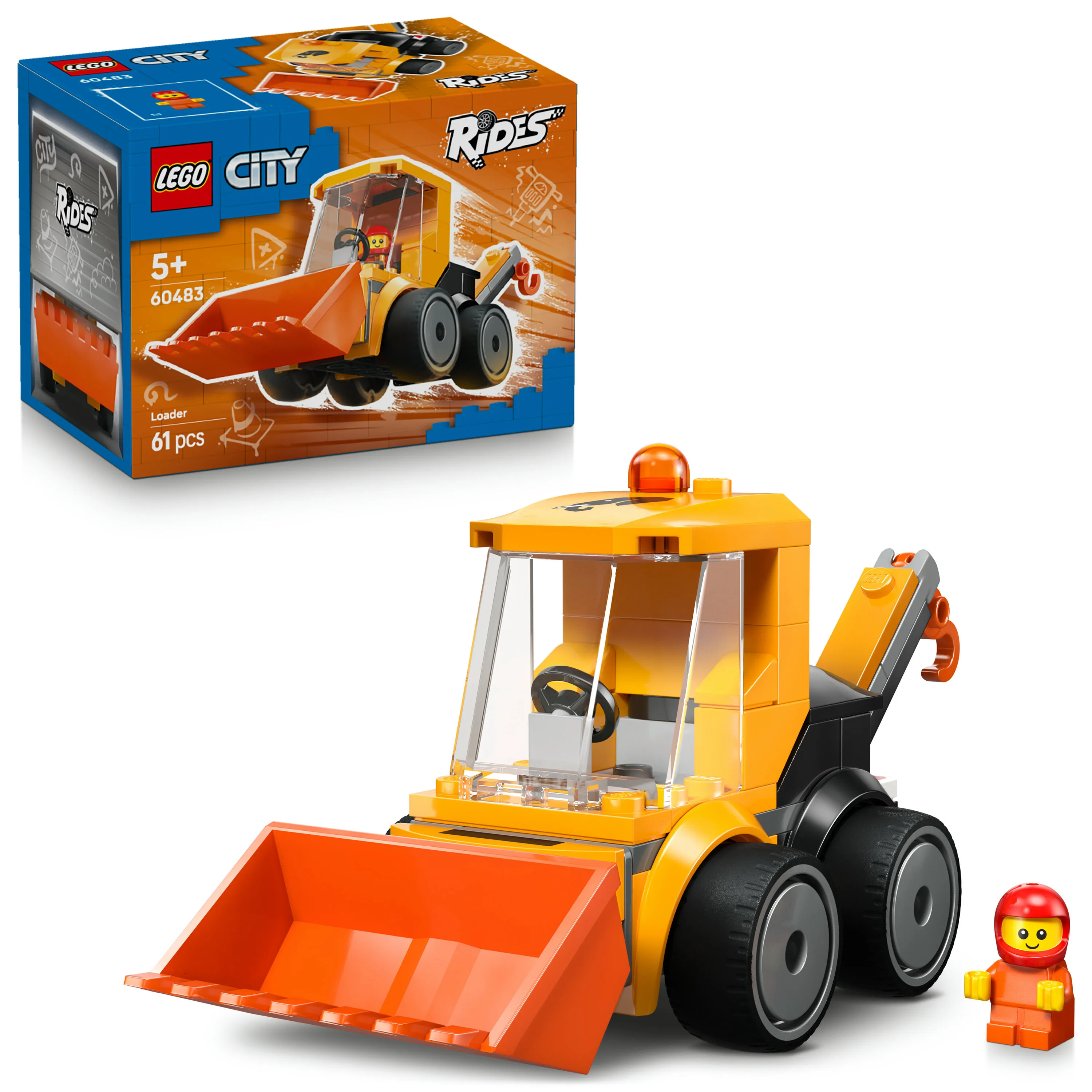 LEGO City Brick Rides Construction Loader 60483