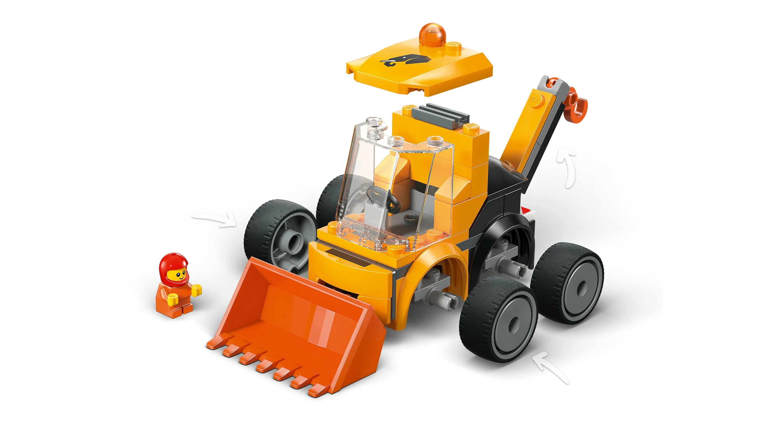 LEGO City Brick Rides Construction Loader 60483