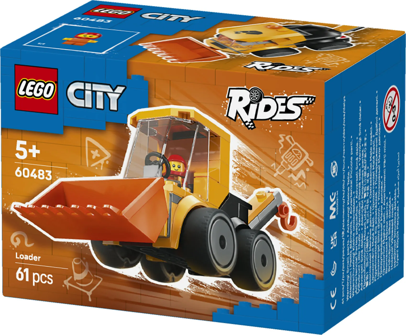 LEGO City Brick Rides Construction Loader 60483