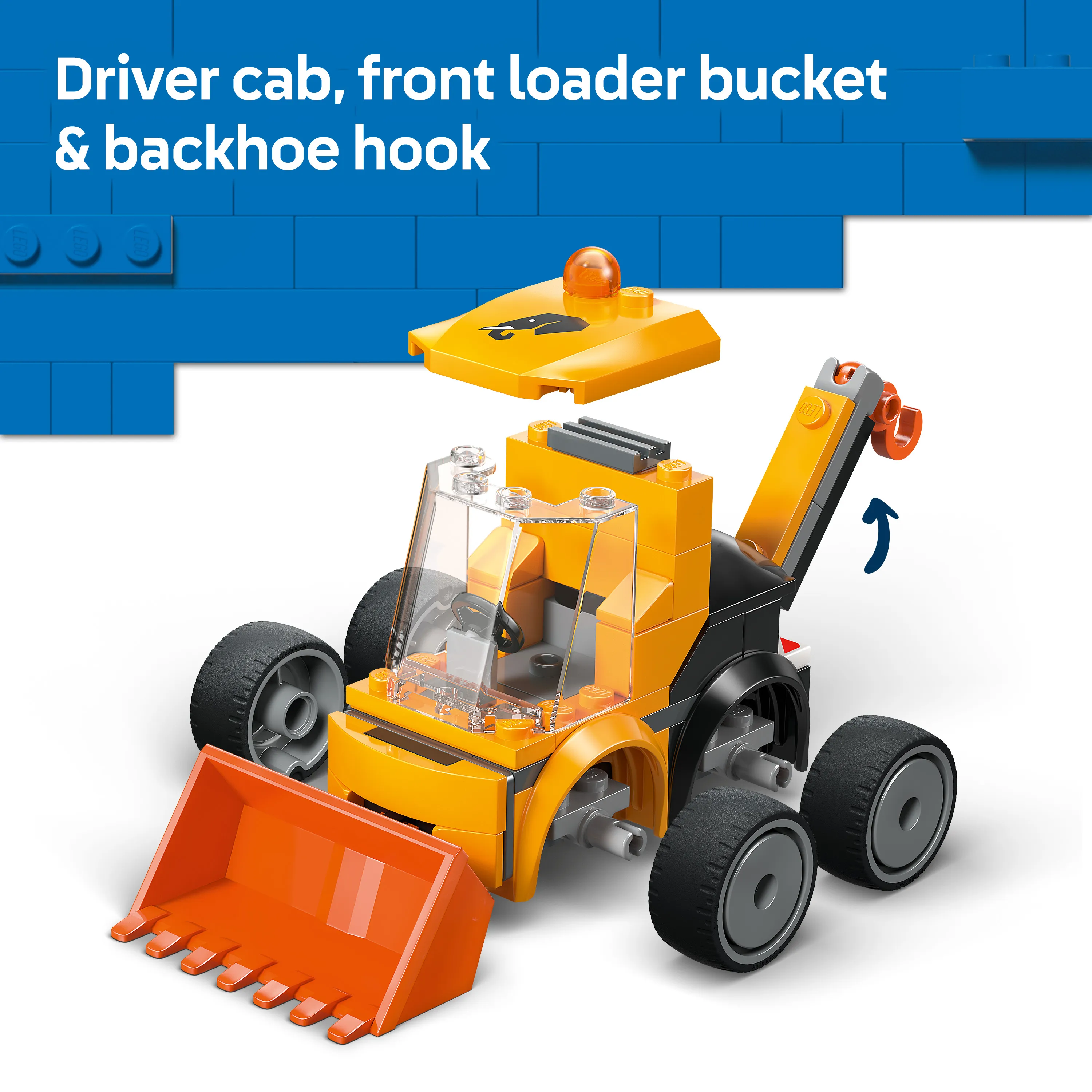 LEGO City Brick Rides Construction Loader 60483