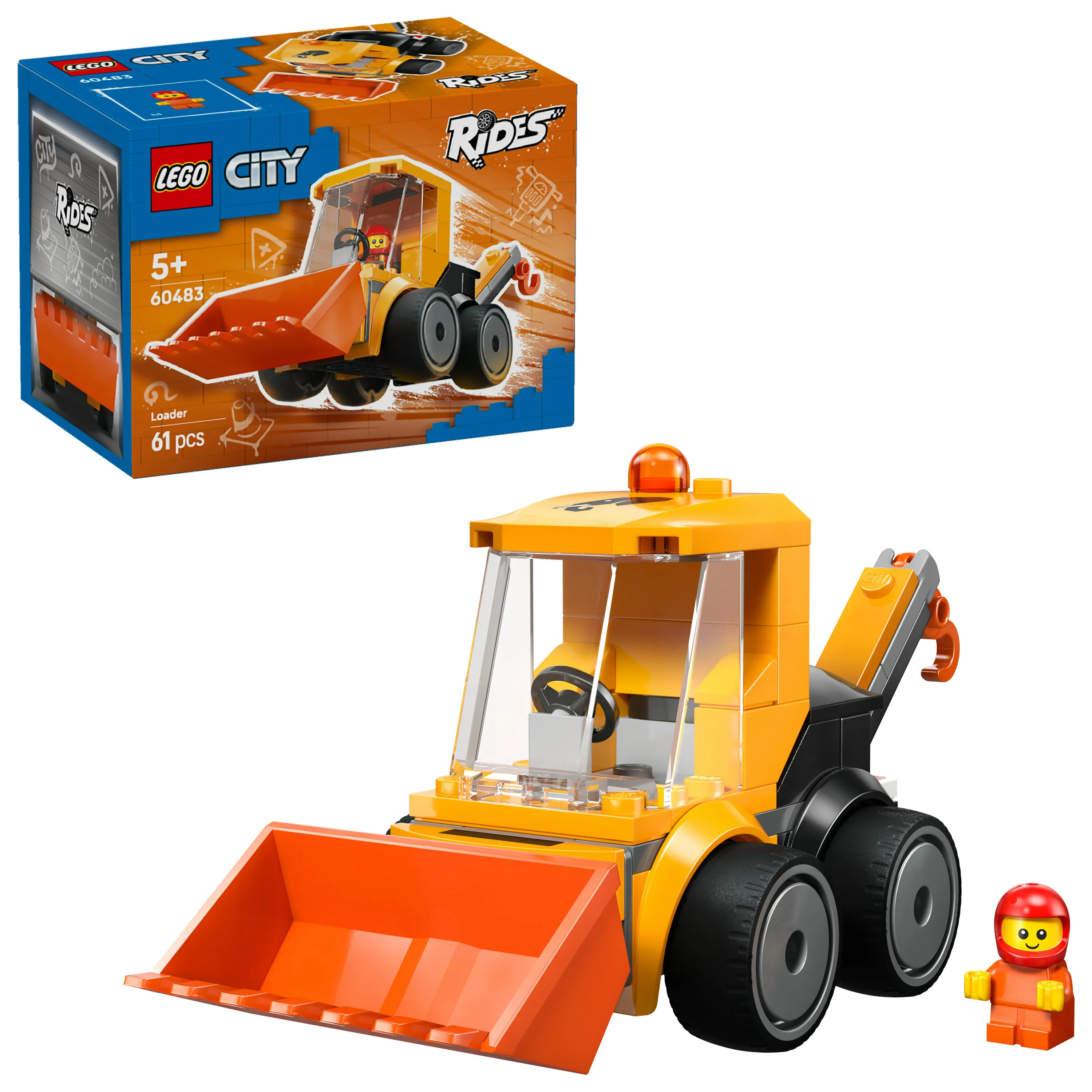 LEGO City Brick Rides Construction Loader 60483