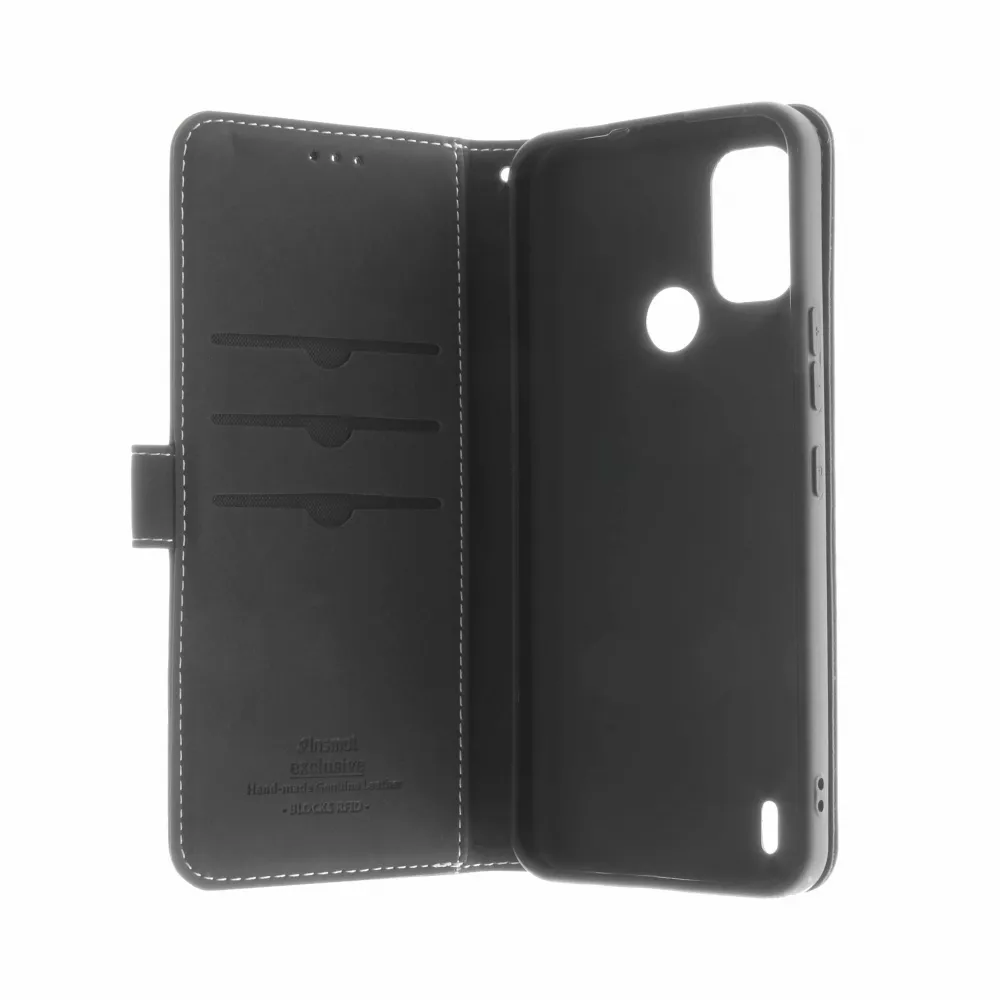 Insmat Flip Case, Nokia C21 Plus - Wallet Case, Black