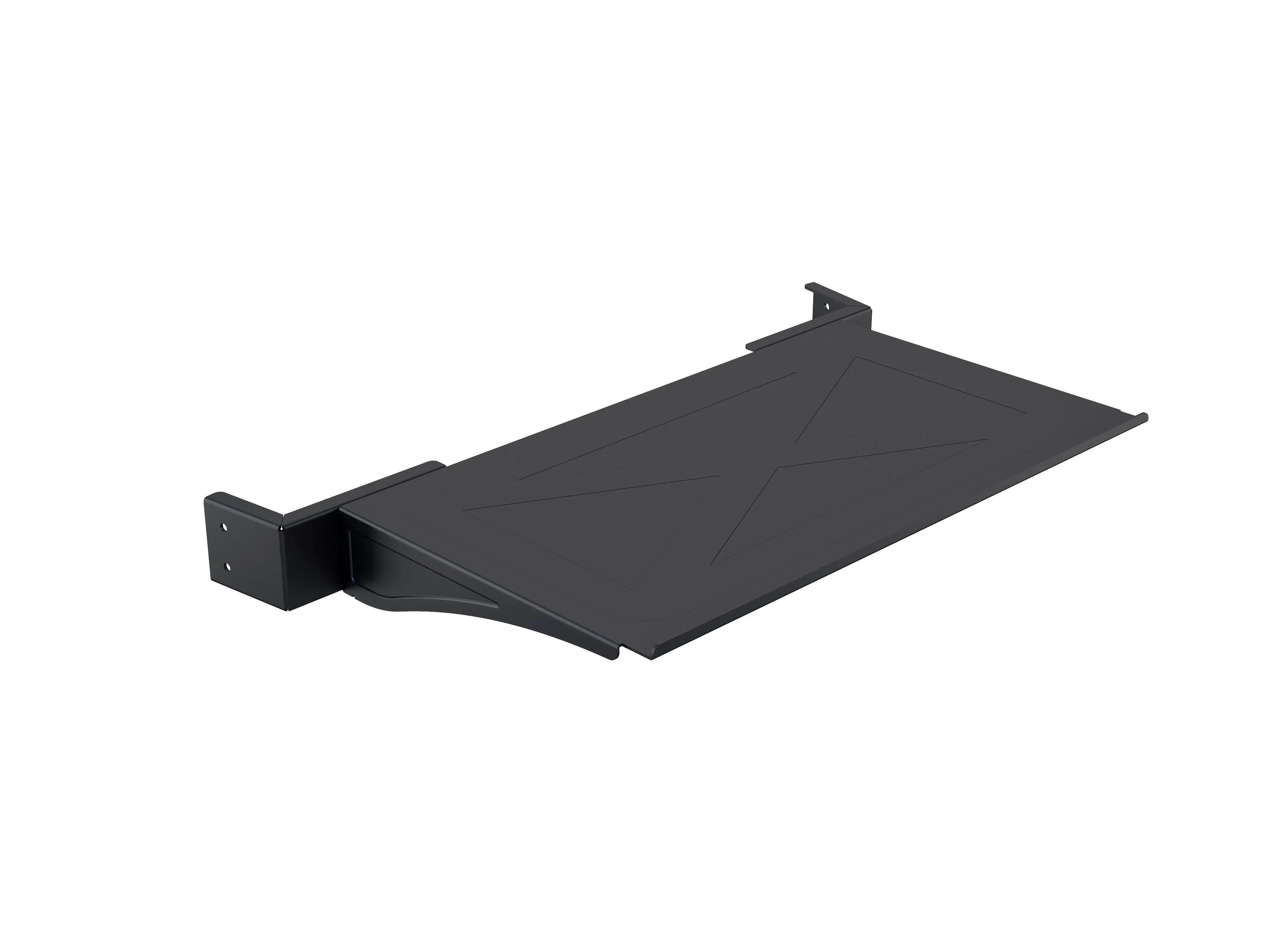 M Public Floorstand Shelf Dual Pillar