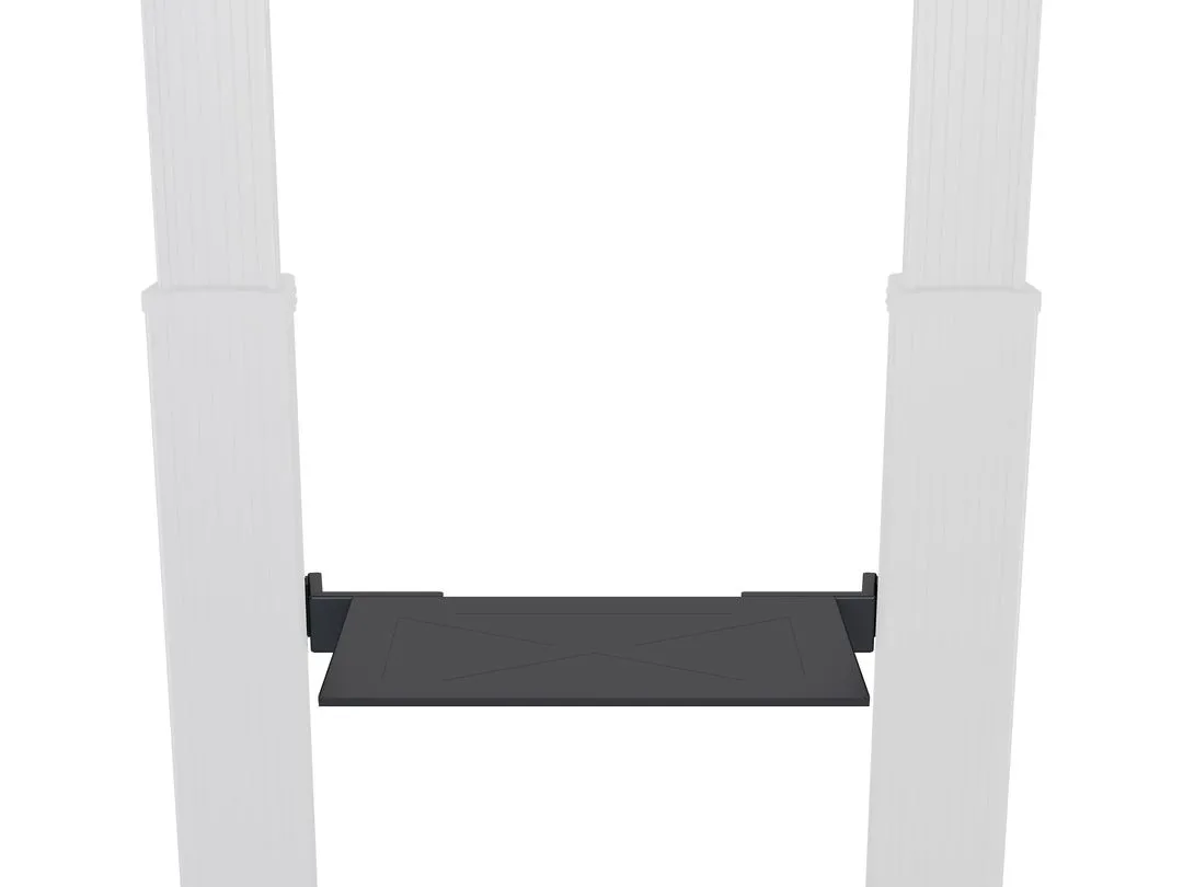 M Public Floorstand Shelf Dual Pillar