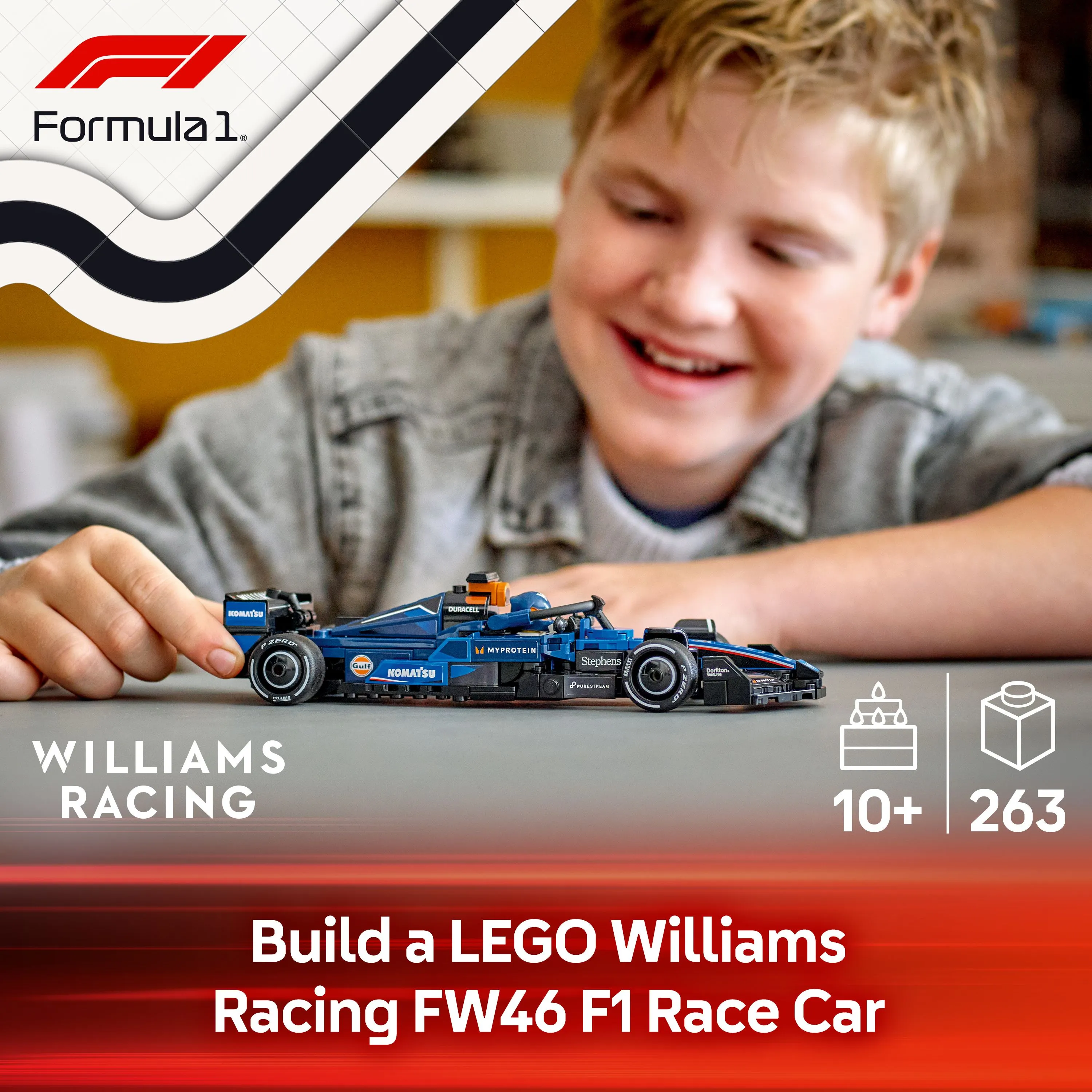 LEGO Speed Champions Williams Racing FW46 F1-bil 77249