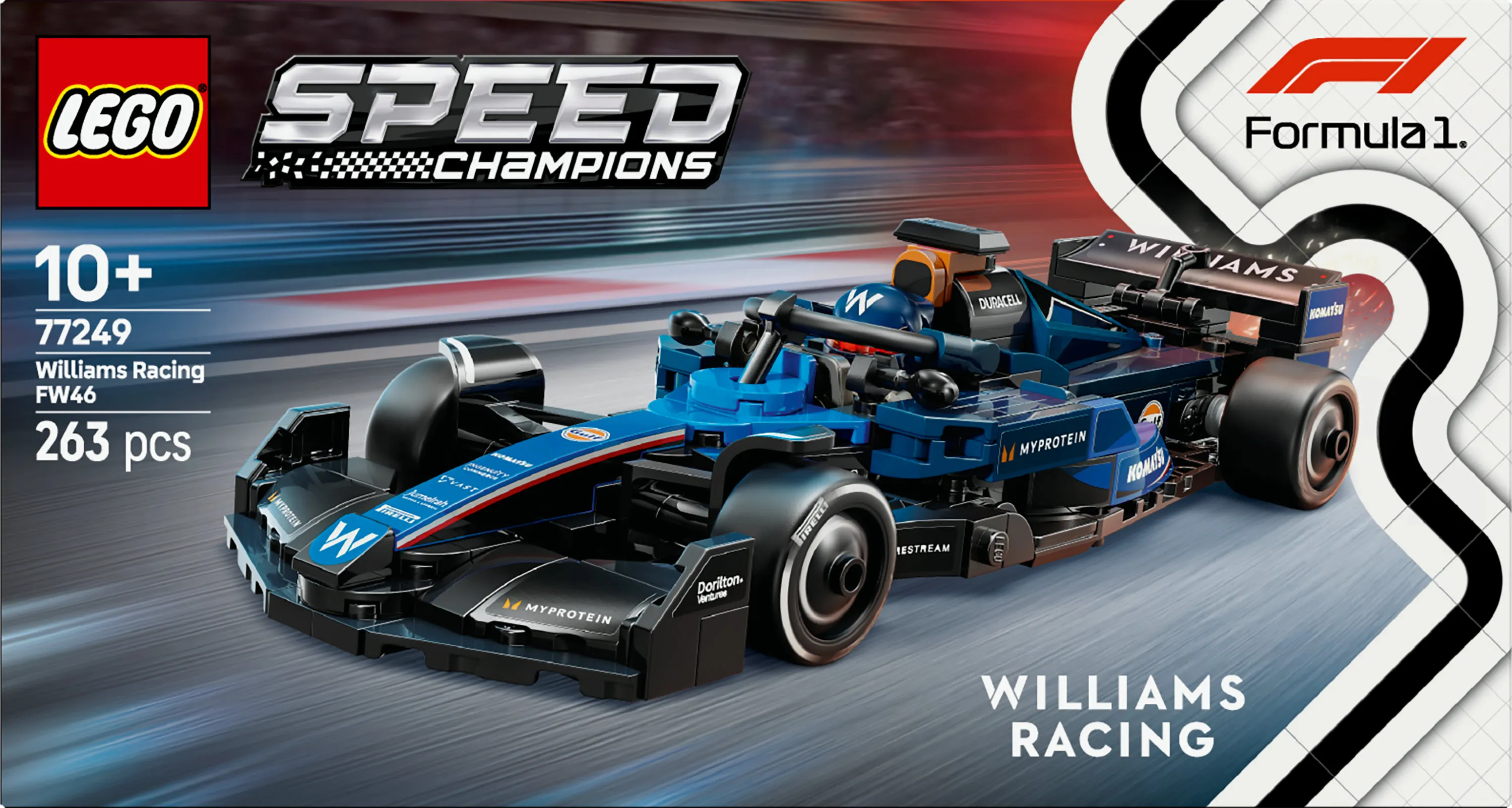LEGO Speed Champions Williams Racing FW46 F1-bil 77249