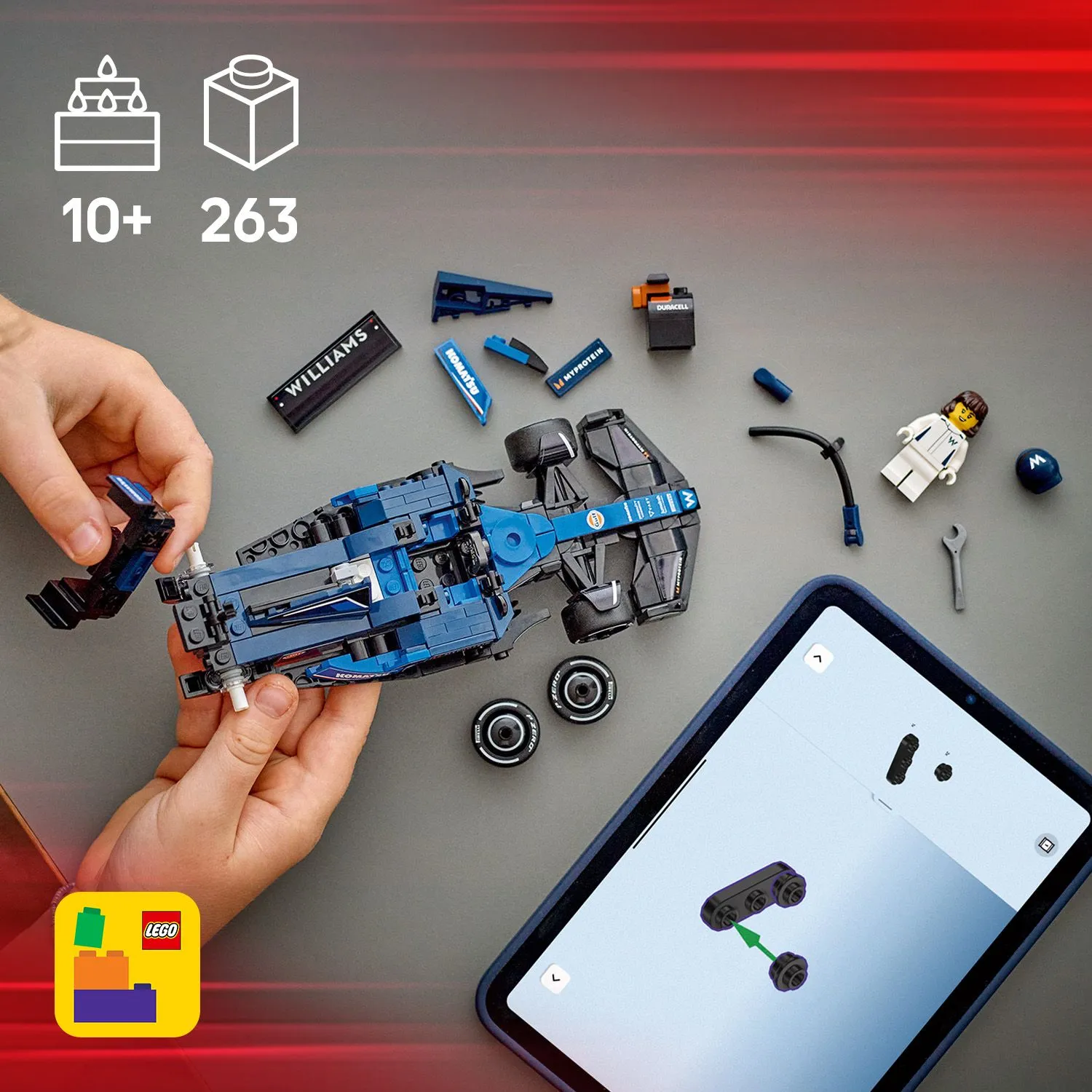 LEGO Speed Champions Williams Racing FW46 F1-bil 77249