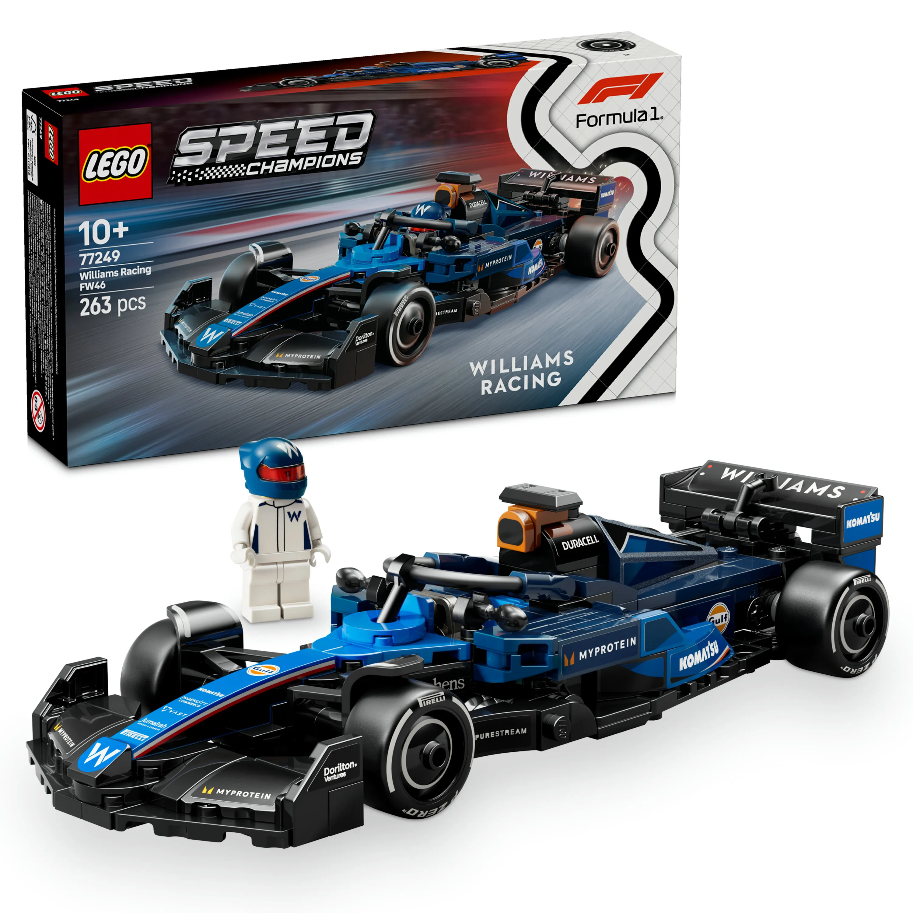 LEGO Speed Champions Williams Racing FW46 F1-bil 77249