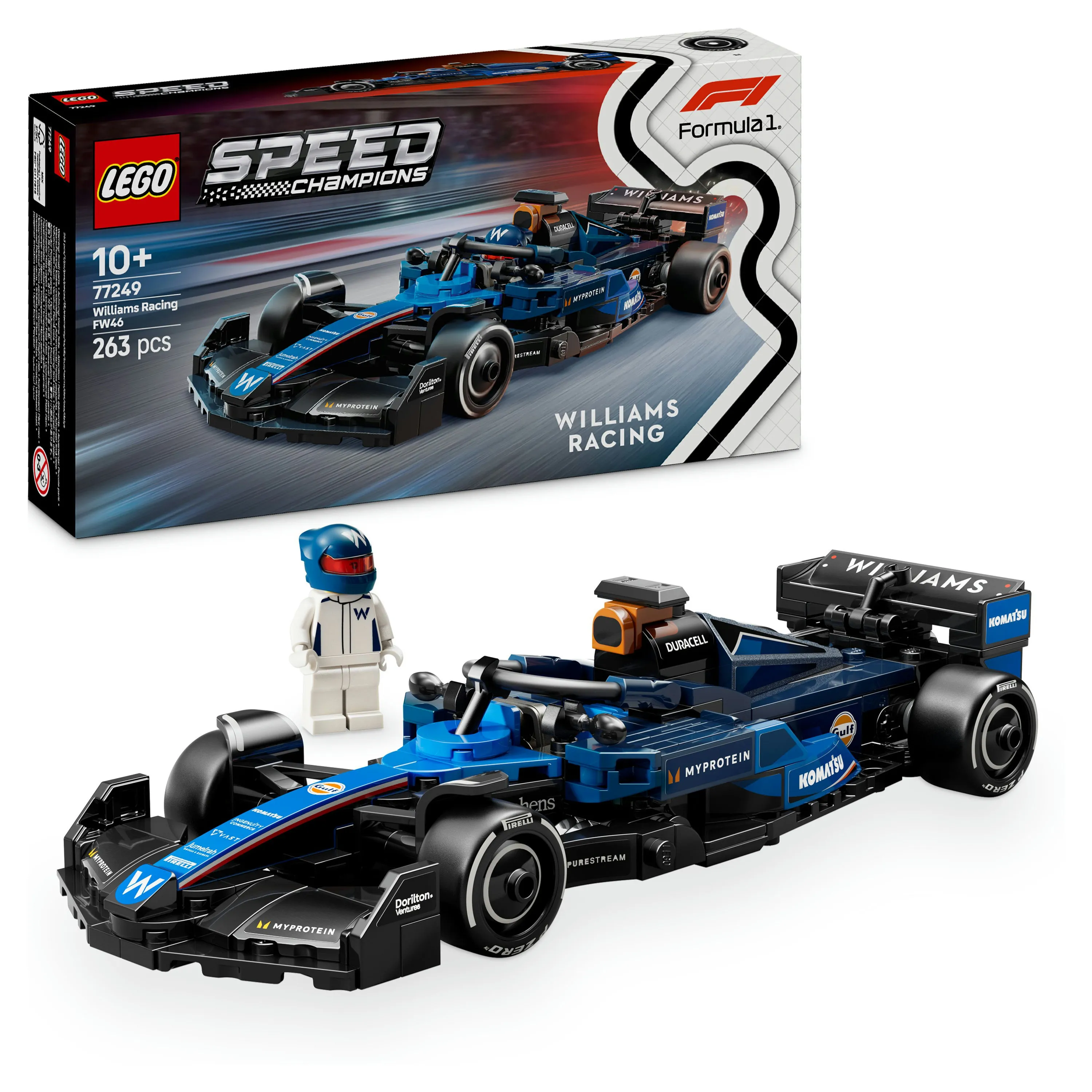 LEGO Speed Champions Williams Racing FW46 F1-bil 77249