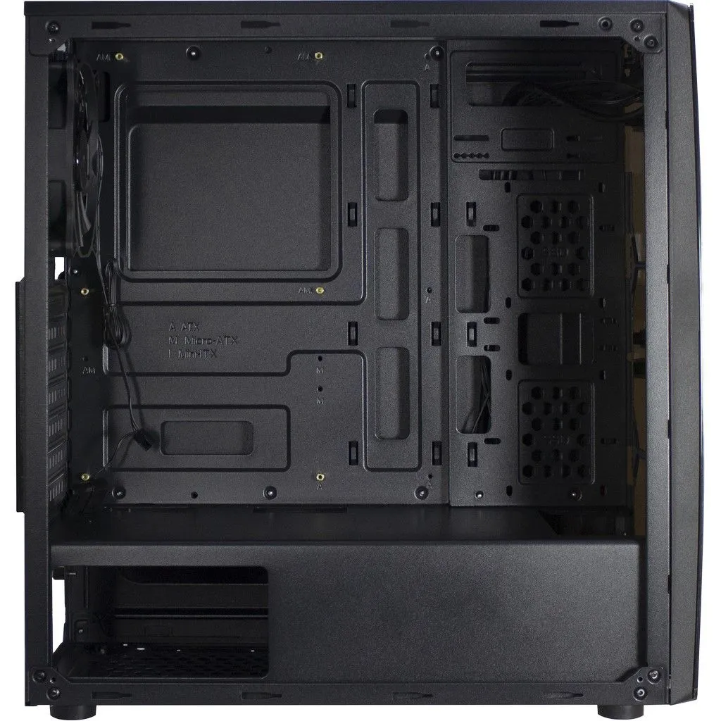 Inter-Tech 88881309 - Mini Tower case, window, Black