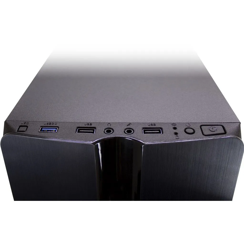 Inter-Tech 88881309 - Mini Tower case, window, Black
