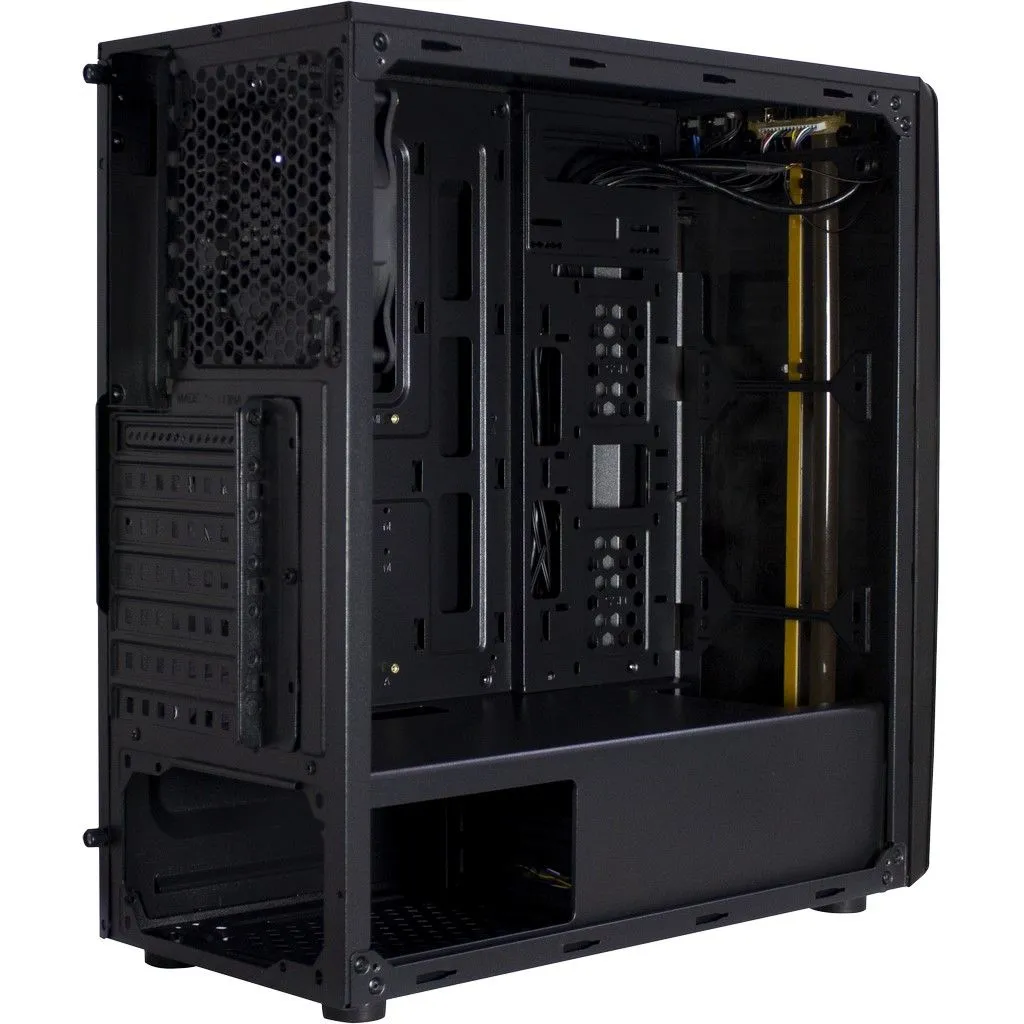 Inter-Tech 88881309 - Mini Tower case, window, Black