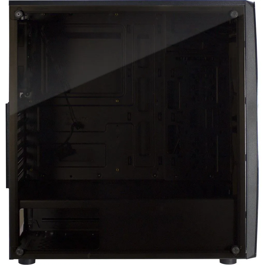 Inter-Tech 88881309 - Mini Tower case, window, Black