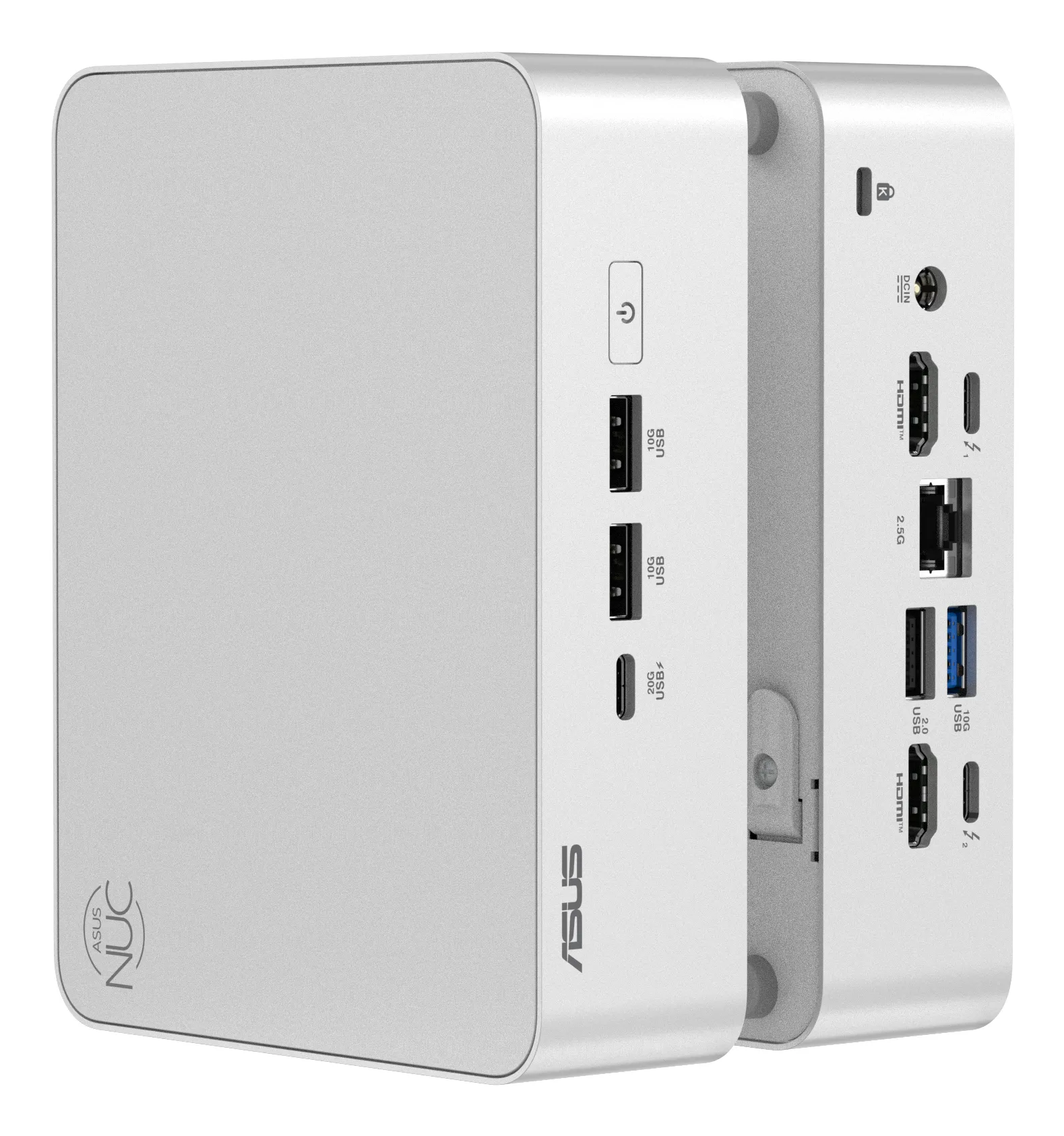 Asus NUC 15 Pro+ Intel Core Ultra 5 225H Mini PC Barebone, White