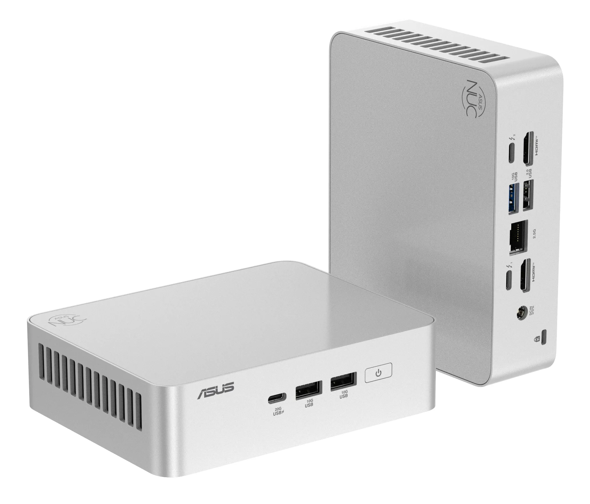 Asus NUC 15 Pro+ Intel Core Ultra 5 225H Mini PC Barebone, White