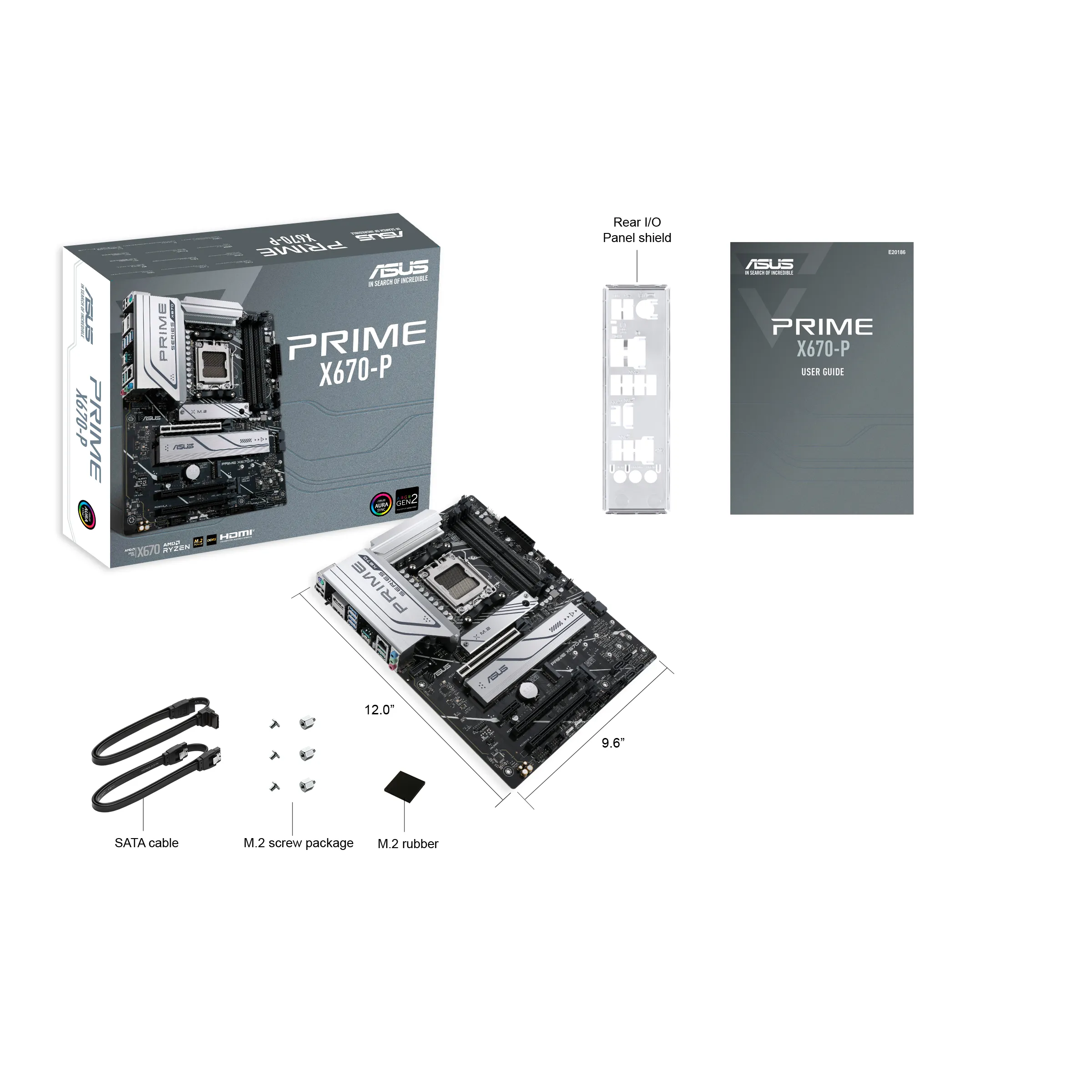 Asus PRIME X670-P ATX - moderkort