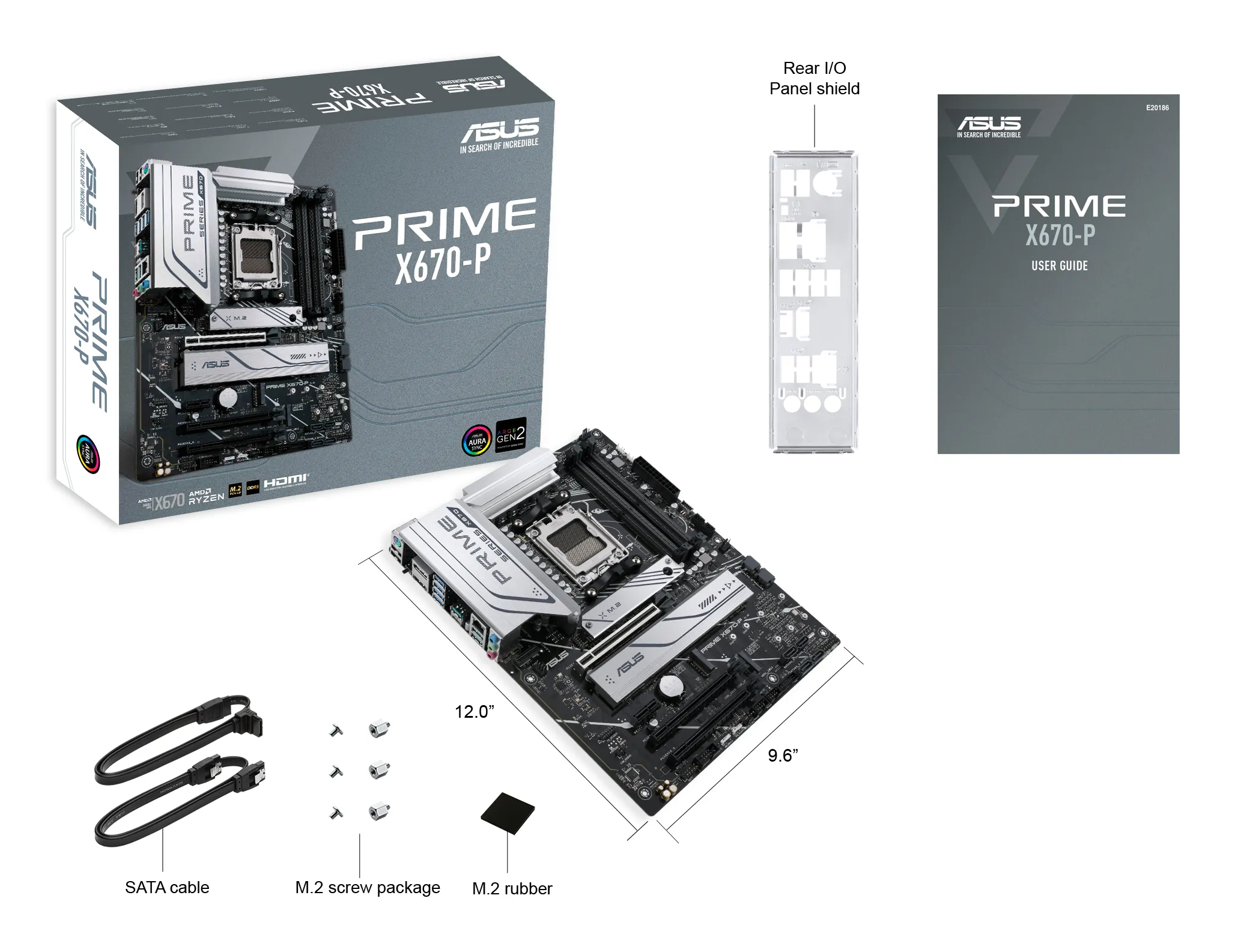 Asus PRIME X670-P ATX - moderkort