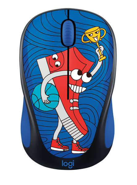 Logitech M238 Doodle Collection - wireless mouse, Sneaker Head