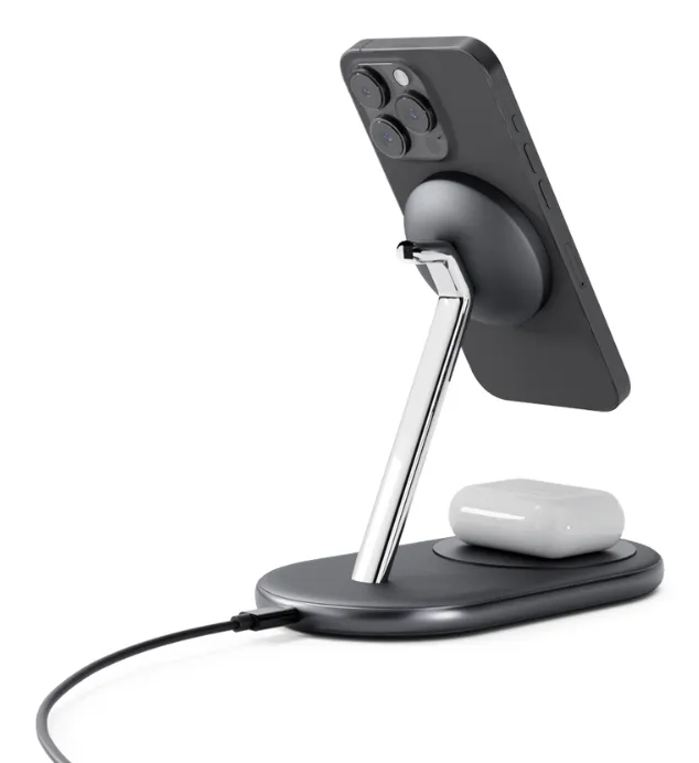 Epico UltraBase EX40 Qi2 2in1 Mag+ Wireless Charging Stand - black