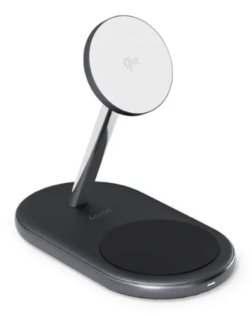 Epico UltraBase EX40 Qi2 2in1 Mag+ Wireless Charging Stand - black