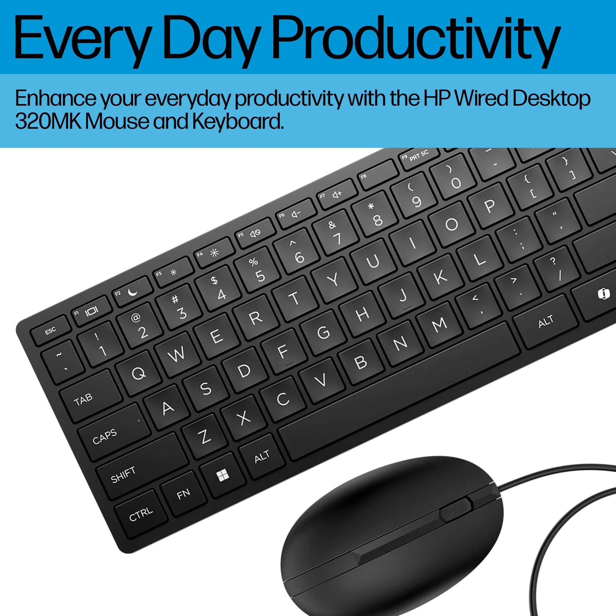 HP Wired 320MK combo Finland - Finnish localization