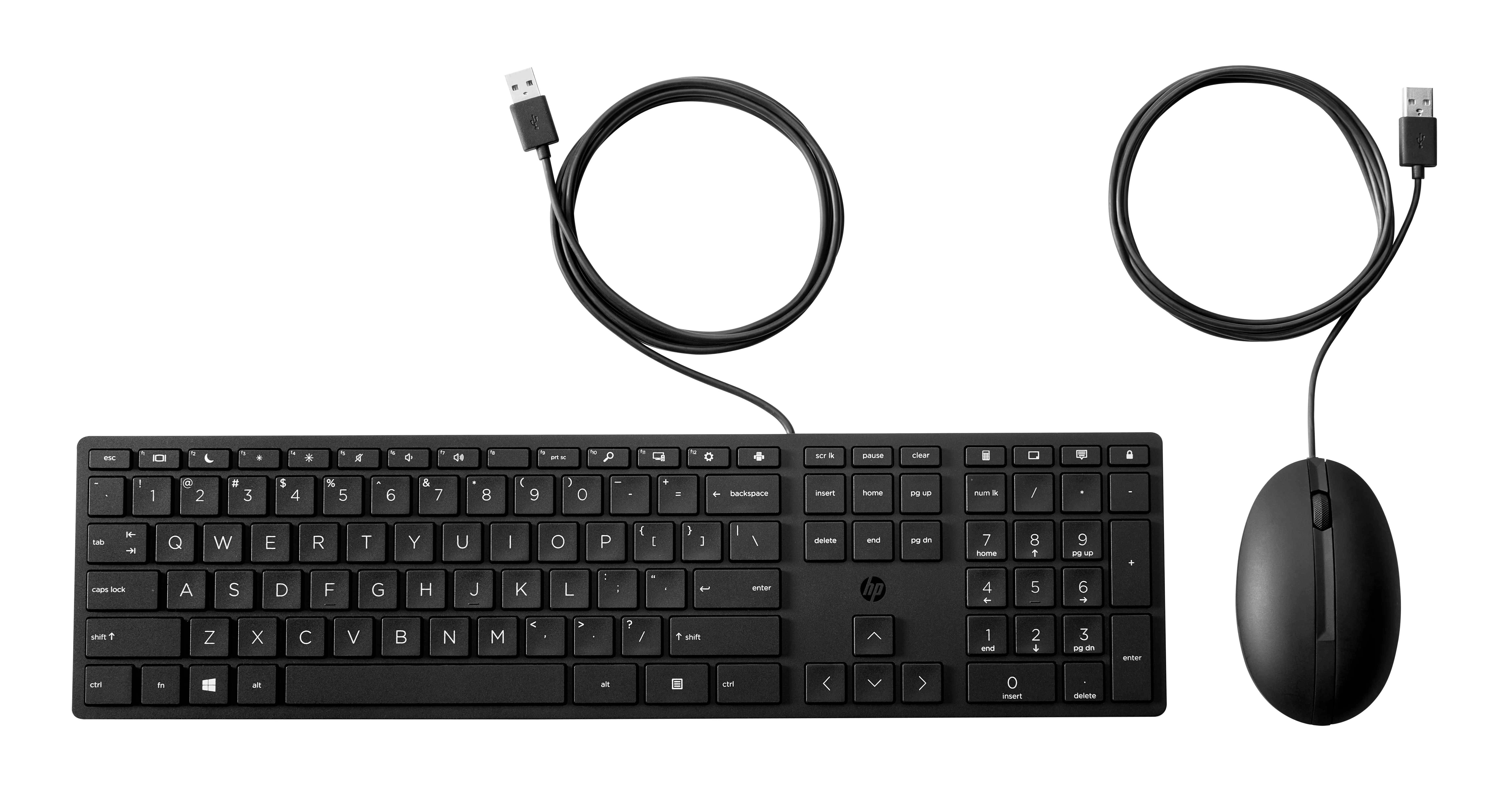 HP 320MK combo - keyboard and mouse, black
