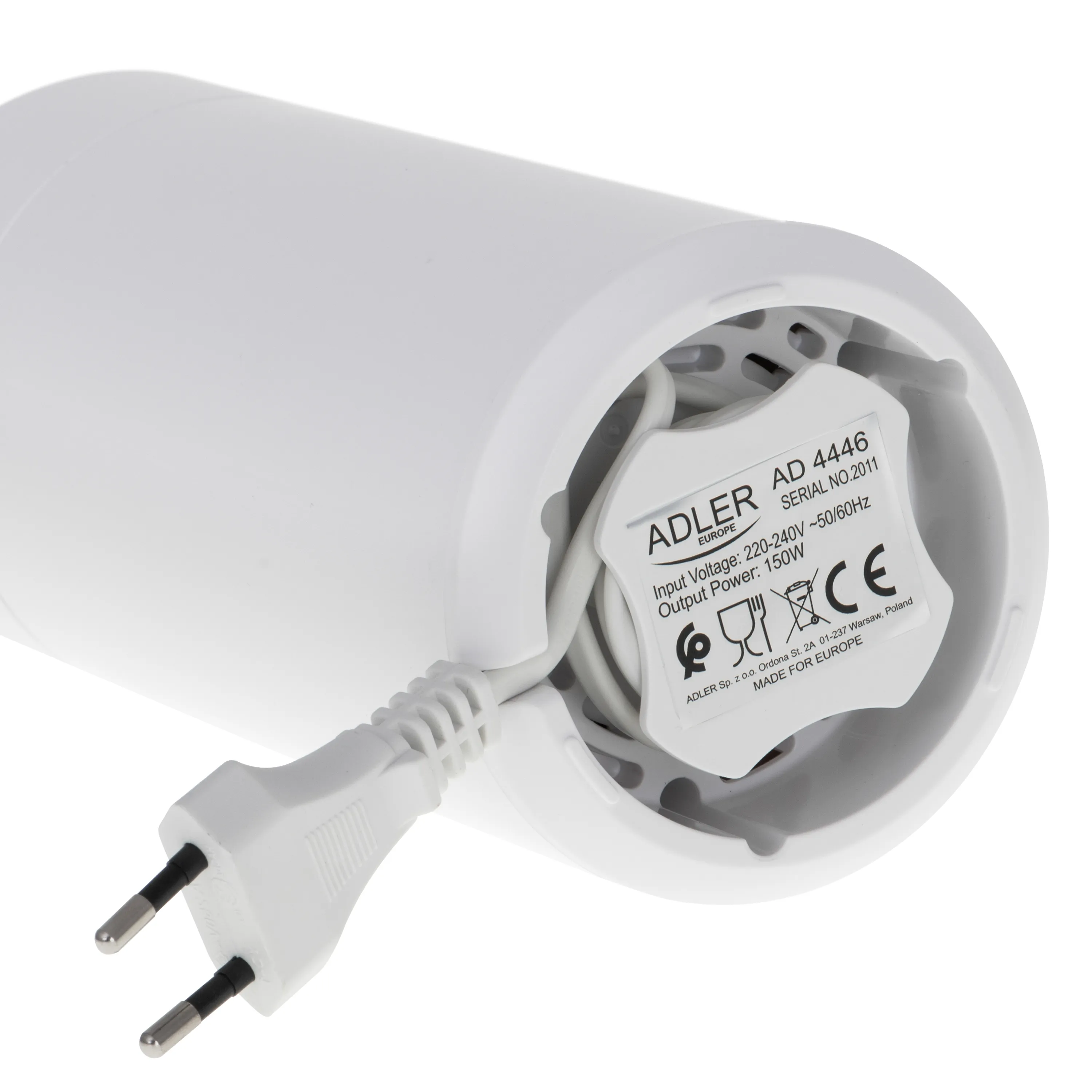 Adler AD 4446ws Coffee Grinder 75g, White