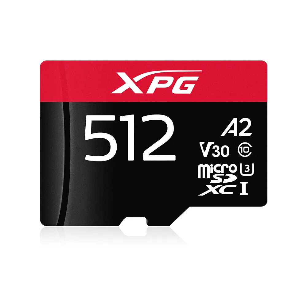 ADATA XPG 512GB MicroSDXC UHS-I U3 R:100MB/sec,W:80MB/sec