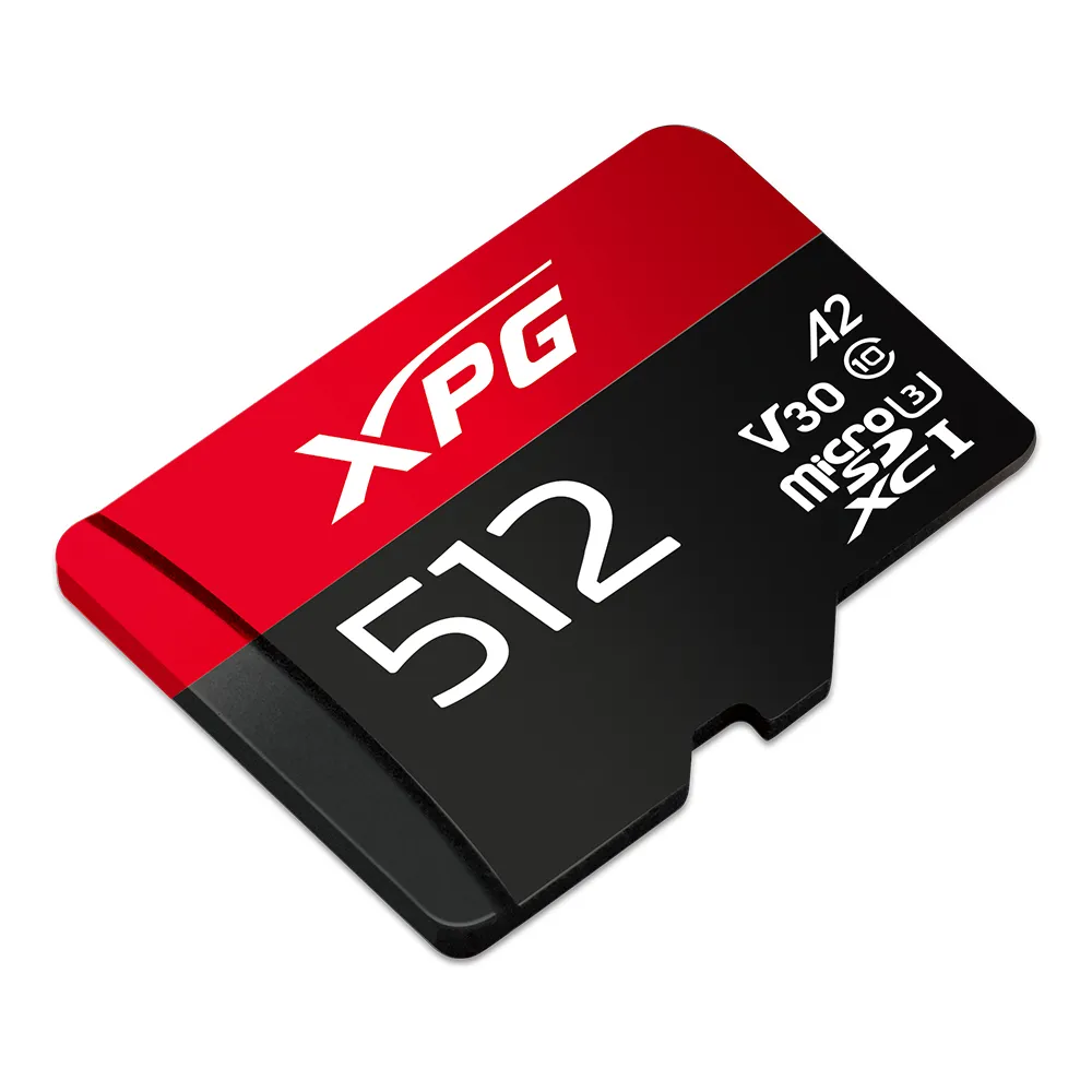 ADATA XPG 512GB MicroSDXC UHS-I U3 R:100MB/sec,W:80MB/sec