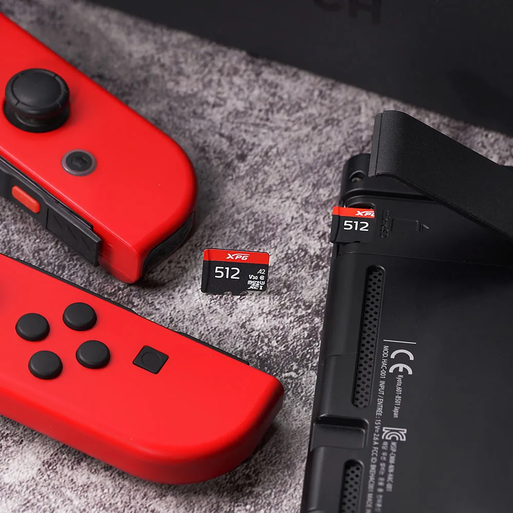 ADATA XPG 512GB MicroSDXC UHS-I U3 R:100MB/sec,W:80MB/sec