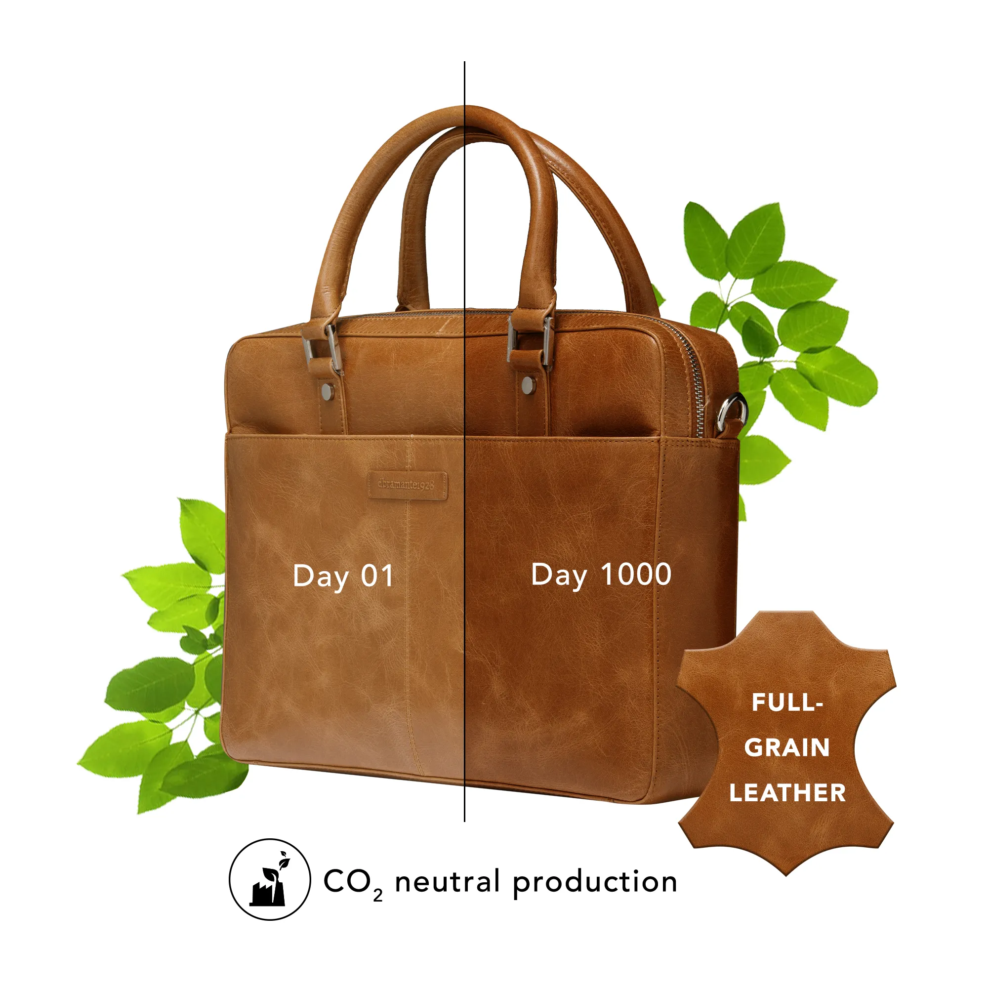 14'' Laptop Bag Rosenborg (2nd gen), Tan