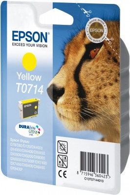 EPSON T0714 YELLOW INK  CART. BL