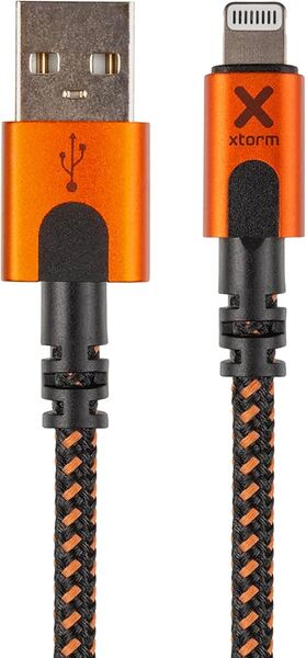 XTORM Xtreme USB-A to Lightning cable, 1.5 m, Black