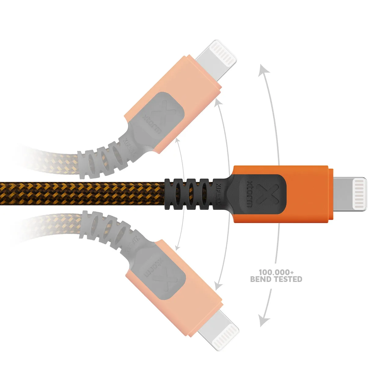 XTORM Xtreme USB-A &ndash; Lightning -kaapeli, 1,5 m, musta