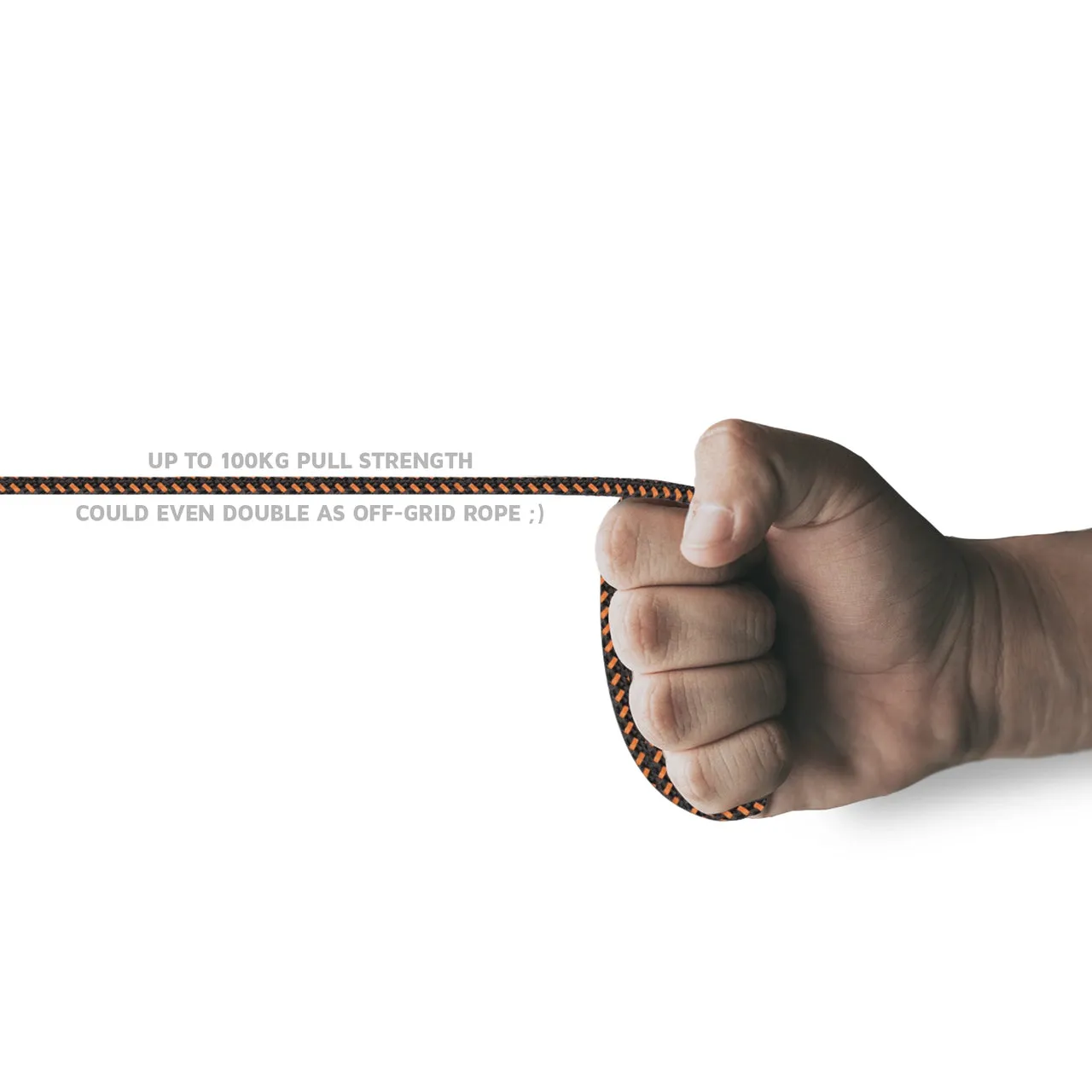 XTORM Xtreme USB-A &ndash; USB-C kabel, 1,5 m, svart