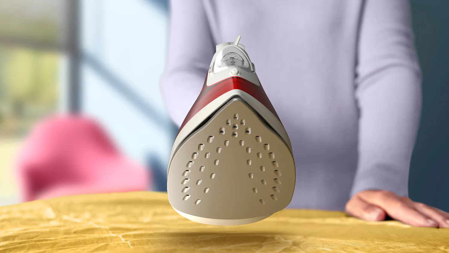 Philips DST2010/40 &aring;ngstrykj&auml;rn, 2000 W, 0,25 l, r&ouml;d