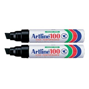 Permanent Marker Artline 100 black 2/Bl.