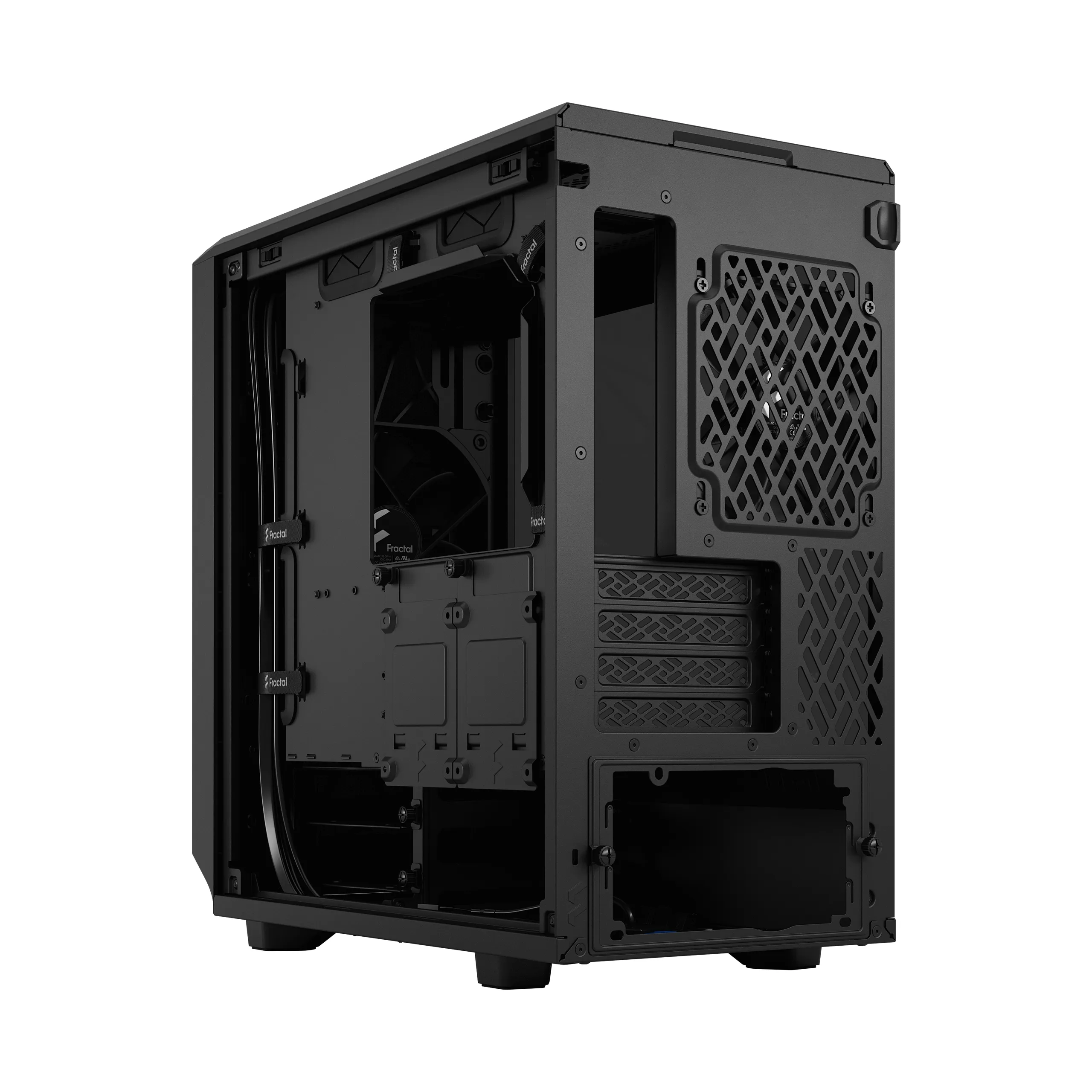 Fractal Design Meshify 2 Mini mini-tower chassi med f&ouml;nster, svart