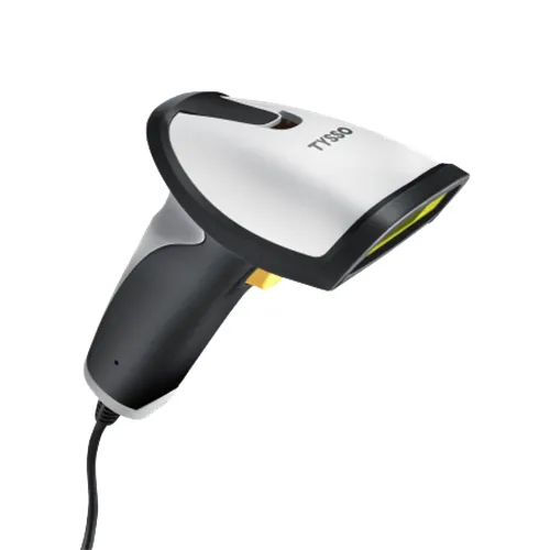 Handh&aring;llen h&aring;llbar streckkodsl&auml;sare, Laser, svart/vit/gr&aring;, USB