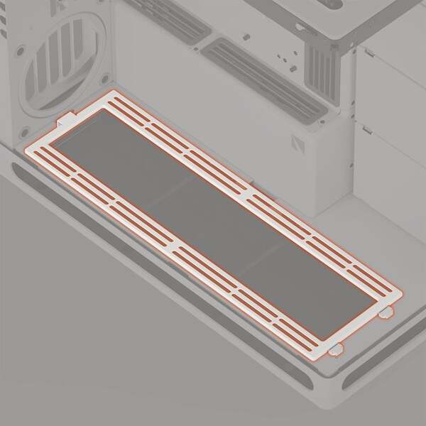 HAVN HS 420 Lower Fan Bracket - White