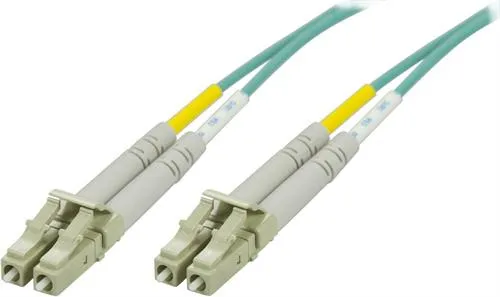 DELTACO OM3 kuitukaapeli LC - LC, duplex, multimode, 50/125, 100m